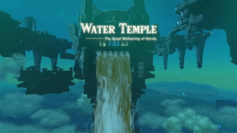 zelda totk wassertempel|The Water Temple